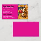 League Bowler “The Accidental Ace” Blind Squirrel コーリングカード (正面/裏面)