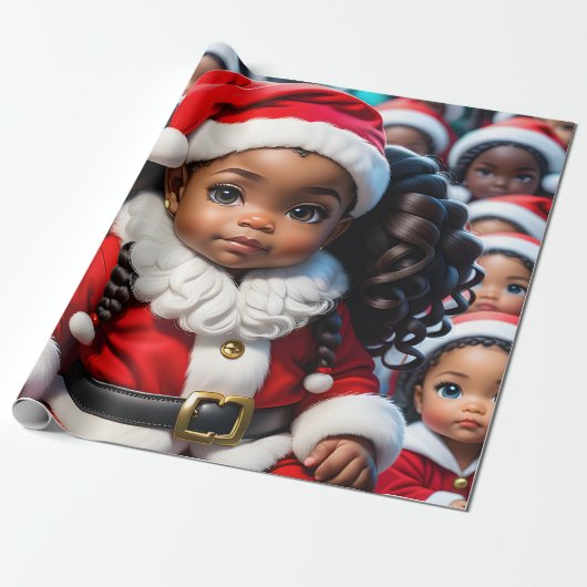 League of Lady Santas Wrapping Paper ラッピングペーパー (アンロールド)