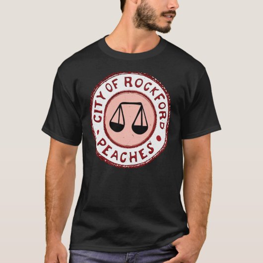 League of Their Own - Rockford Peaches Baseball ¾ Tシャツ (正面)