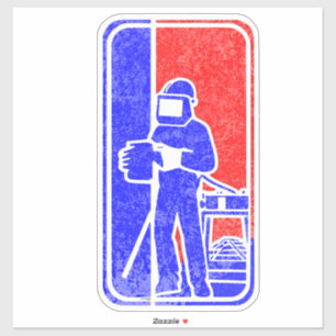 League Welder専攻のステッカー – アイコニックWelder Life D シール