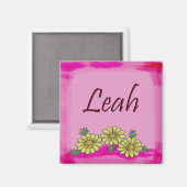 Leahデイジー磁石 マグネット (正面/裏面)