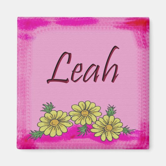 Leahデイジー磁石 マグネット (正面)