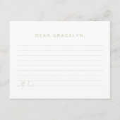 LEAHパステル子供のタイムカプセルのエンクロージャカード エンクロージャーカード (正面)