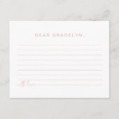 LEAHパステル子供のタイムカプセルのエンクロージャカード エンクロージャーカード (正面)