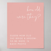 LEAHパステル鮮やかピンク彼らは署名した年齢 ポスター (正面)