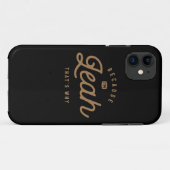 Leah名パーソナライズされた誕生日名Leah Case-Mate iPhoneケース (裏面(横))