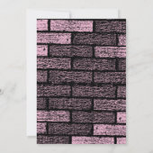 LEAH Graffiti Name Brick Wall Bat Mitzvah Einladun 招待状 (裏面)