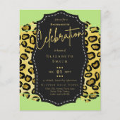 LeahGかわいらしガーリーバチェロレッテアニマルプリント (正面)