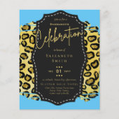 LeahGかわいらしガーリーバチェロレッテアニマルプリント (正面)