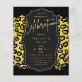 LeahGかわいらしガーリーバチェロレッテアニマルプリント (正面)