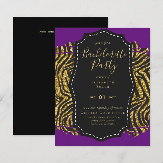 LeahGかわいらしガーリーバチェロレッテアニマルプリント (正面/裏面)