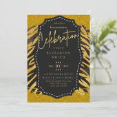 LeahGかわいらしガーリーバチェロレッテアニマルプリント 招待状 (スタンド正面)