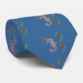 LeahGによるシーホースアート ネクタイ (ロール)