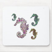 LeahGによるシーホースアート マウスパッド (正面)