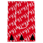 LeahGによるレッドカーペット - ジョイシーズンギーティング ミディアムペーパーバッグ (裏面)