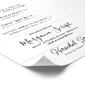 LeahGによる招待状デザインのフォントのペアリング方法 ポスター (角)