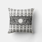 LeahGによる素晴らし新しいバロックとチェルーブクッション クッション (裏面)