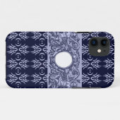 LeahGによる高級ブルーバロック様式 – cherubs Case-Mate iPhoneケース (裏面(横))
