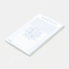 LeahGのアジサイ・ブルー「My Mindful Moments Lists」 ポストイット