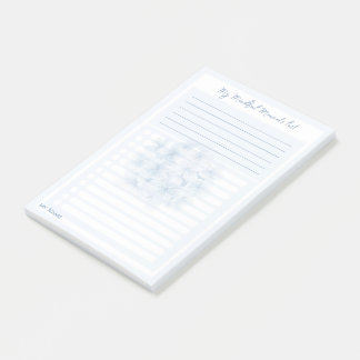 LeahGのアジサイ・ブルー「My Mindful Moments Lists」 ポストイット