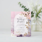 LeahGインクパープルグラデーションピンクピンク金ゴールド結婚ズ (スタンド正面)