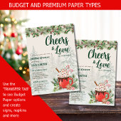 LeahGウィンター応援ハイゲブライダルシャワー結婚ズ 招待状