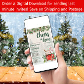 LeahGウィンター応援ハイゲブライダルシャワー結婚ズ 招待状