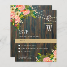 LeahGウッド素朴ピーチコーラルフローラ結婚ズ