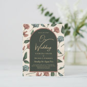 LeahGエメラルドグリーンテラコッタ金ゴールド秋の結婚式 (スタンド正面)