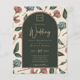 LeahGエメラルドグリーンテラコッタ金ゴールド秋の結婚式