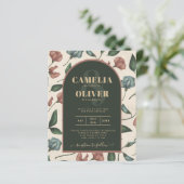 LeahGエメラルドグリーンテラコッタ金ゴールド秋の結婚式 (スタンド正面)