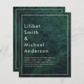 LeahGエメラルドグリーン白葉結婚式 (正面/裏面)