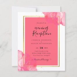 LeahGサーモンピンク金ゴールド結婚のアルコールインク