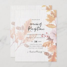 LeahGテラコッタ紅葉結婚式の招待
