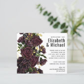 LeahGバジェットダークプラムバラ結婚ズ (スタンド正面)