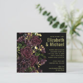 LeahGバジェットダークプラムバラ結婚ズ (スタンド正面)