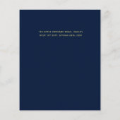 LeahGバジェットネイビー金ゴールド結婚アールデコ (裏面)