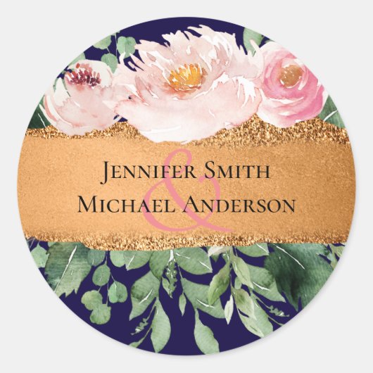 LeahGバジェットバラ金ゴールドグラム結婚ズ ラウンドシール (正面)