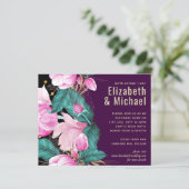 LeahGバジェットピンクローゼプラムモダンス結婚シック (スタンド正面)