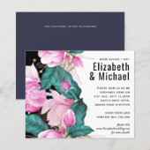 LeahGバジェットピンクローゼプラムモダンス結婚シック (正面/裏面)