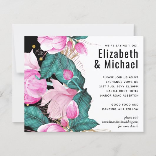 LeahGバジェットピンクローゼプラムモダンス結婚シック (正面)