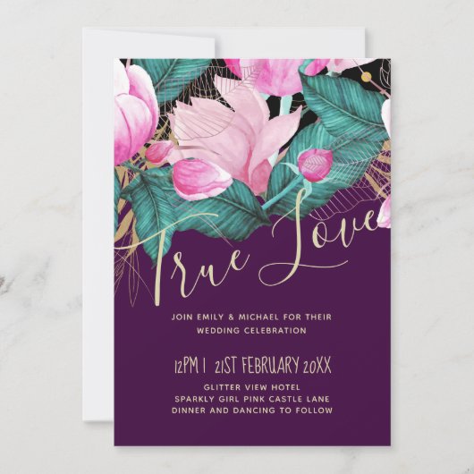 LeahGバジェットピンクローゼプラムモダンス結婚シック (正面)