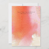 LeahGバジェット結婚の赤オレンジ色の水の色葉の (裏面)