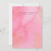 LeahGバジェット結婚ズピンクピーチウォーター色アブストラック (裏面)