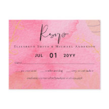 LeahGバジェット結婚ズピンクピーチウォーター色アブストラック