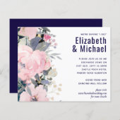 LeahGバジェット結婚ズピンクブルーフローラ (正面/裏面)