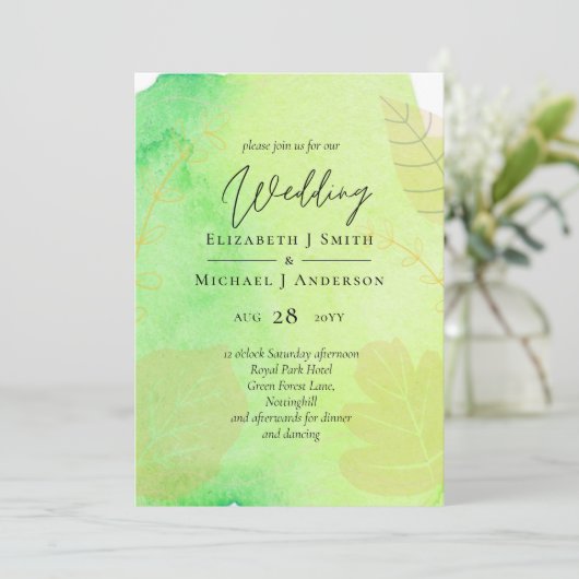 LeahGバジェット結婚ズ水彩ティール(緑がかった色)グリーンブルー (スタンド正面)