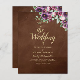 LeahGブラウンベリープラムパープル結婚の秋冬