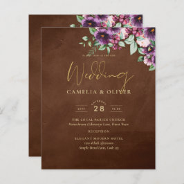 LeahGブラウンベリープラムパープル結婚の秋冬