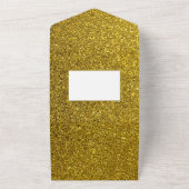 LeahGブルーのイスラム教徒の結婚式がNikahを招待 オールインワン招待状 (外側)